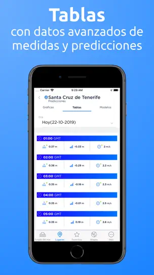 Captura de pantalla de IMar en iPhone 6