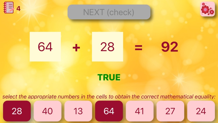 Card method of teaching math