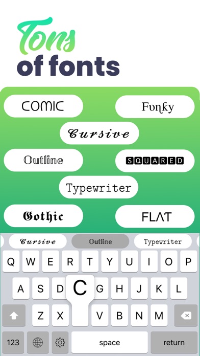 Fonts - Font & Symbol Keyboardスクリーンショット