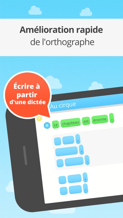 Screenshot #1 pour EASY peasy : orthographe (EDU)