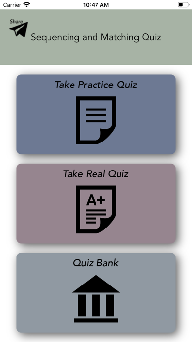 Screenshot #1 pour SequenceQuiz