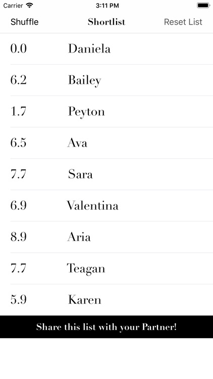 Baby Name Randomizer - Girls screenshot-3