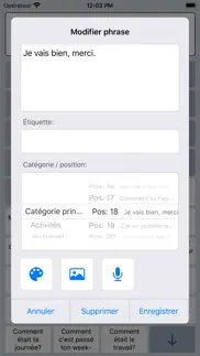assistance parole bouton iPhone Captures Décran 4