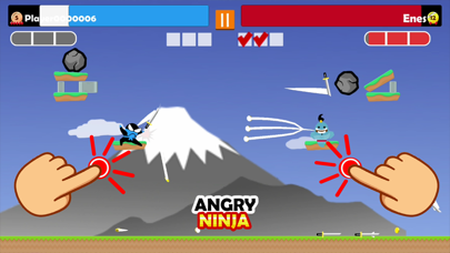 Jumping Ninja Party 2 Player Screenshot