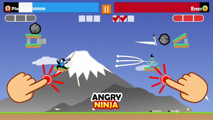 Jumping Ninja Party 2 Player screenshot-3