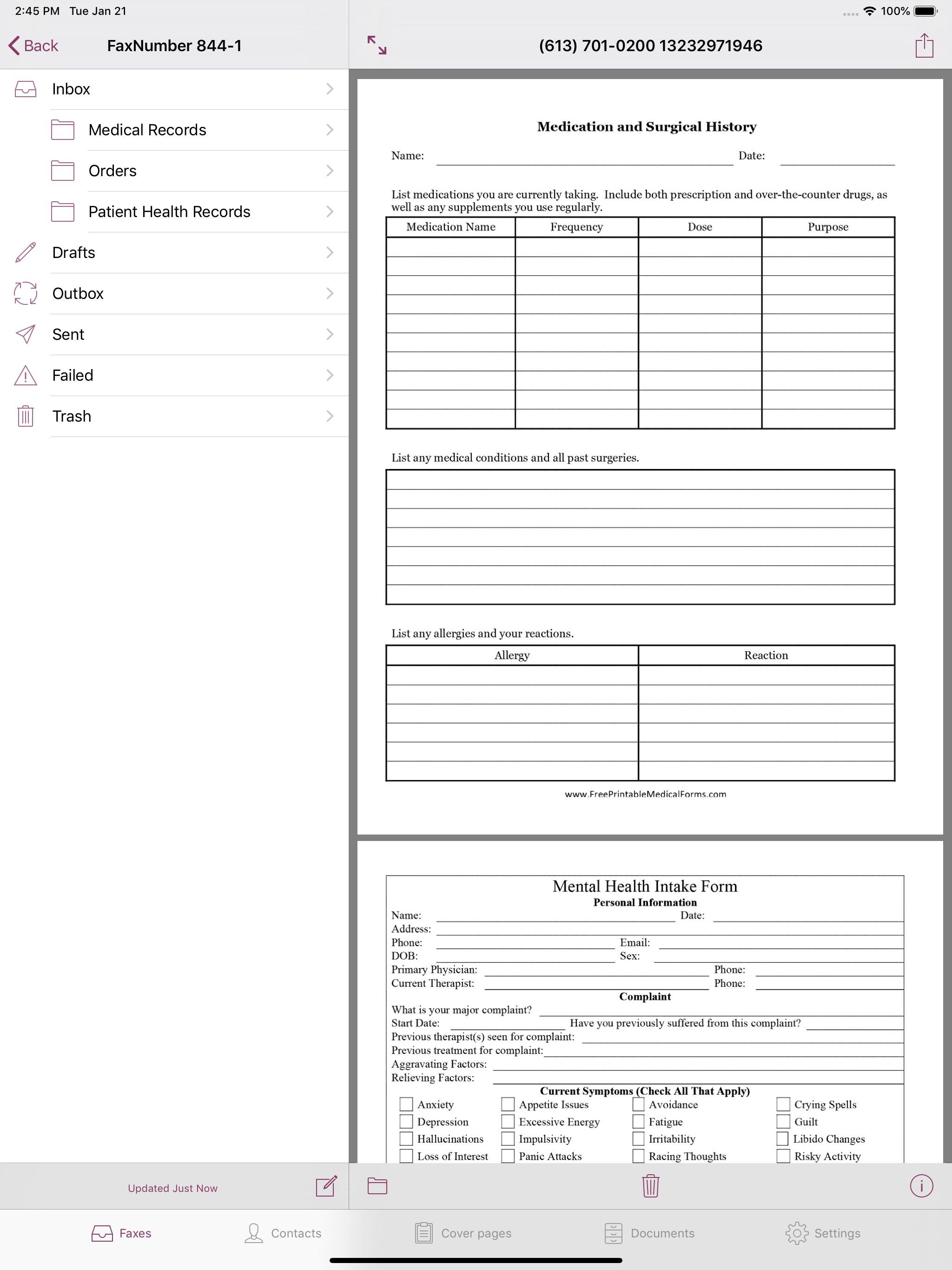 Sfax - HIPAA-Secure Faxing