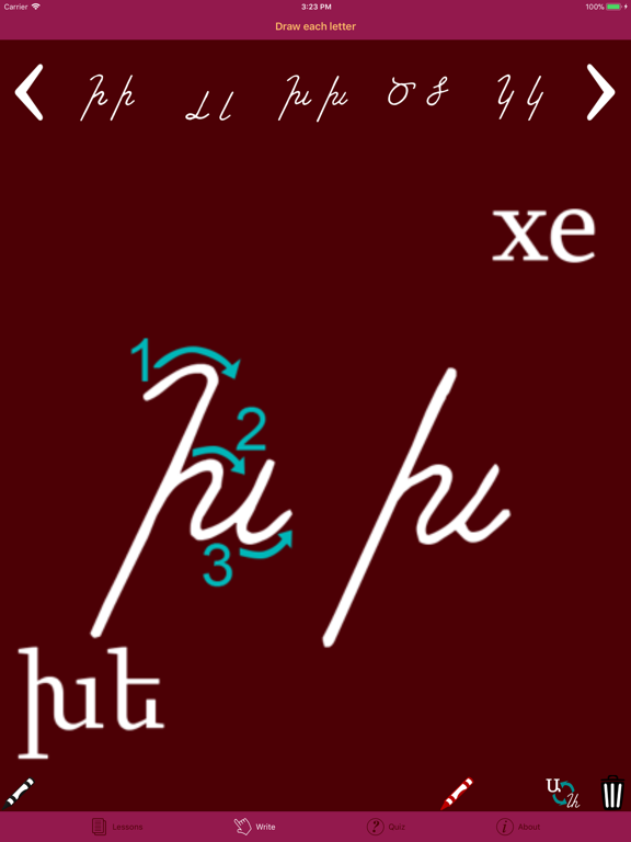 Screenshot #4 pour Learn Armenian Alphabet Now