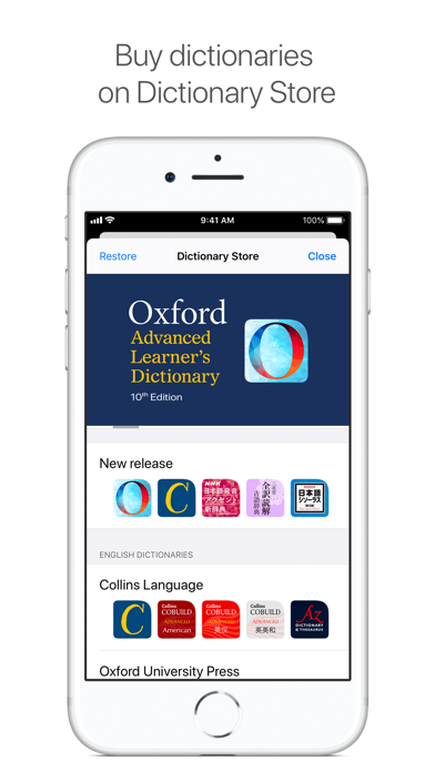 Dictionaries Screenshot