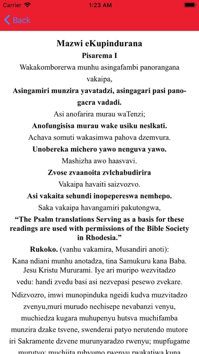 United Methodist Shona Hymns screenshot 3