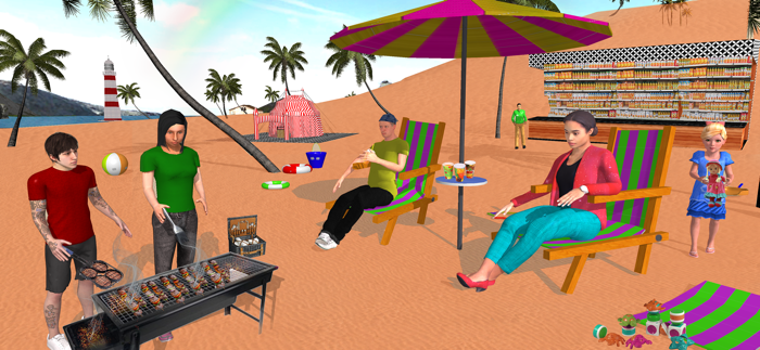 Family Summer Vacations Games