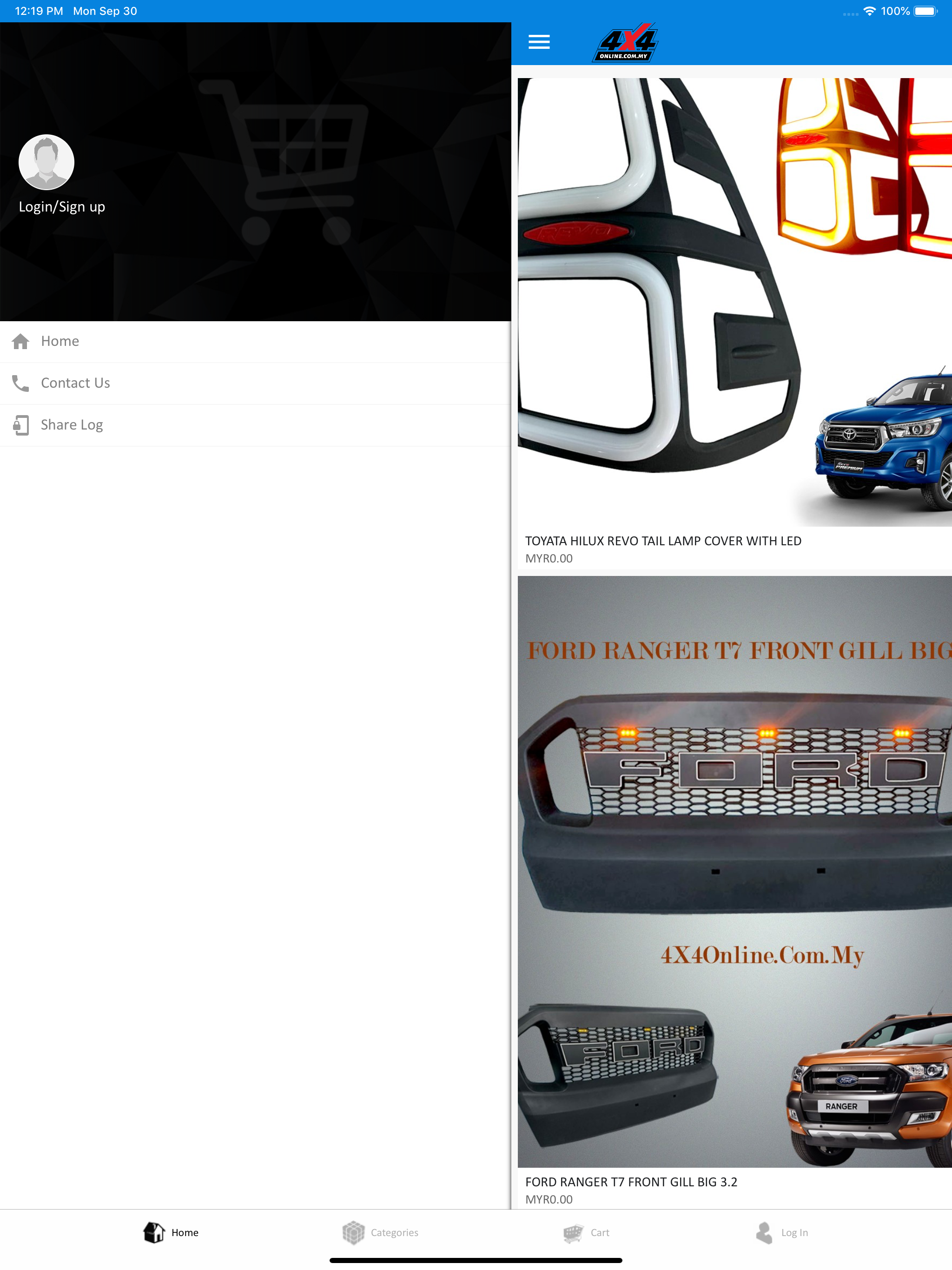 4x4 Online Store