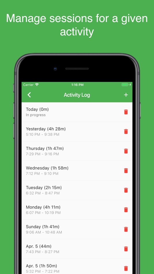 #4. Activity Log - Time Tracker (iOS) 由: Cohen Adair
