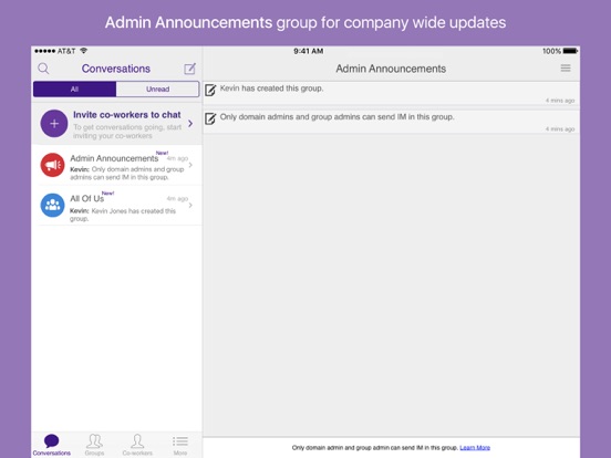 Screenshot #6 pour Office Chat, Work Messaging