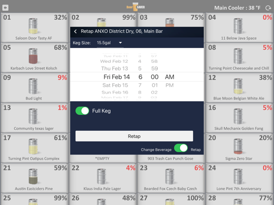 Screenshot #5 pour Keg Status