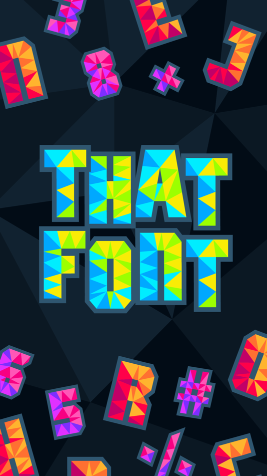 #1. That Font (iOS) 由: Daniel Adams