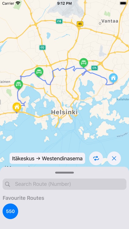 Helsinki Bus Tracker-HSL live