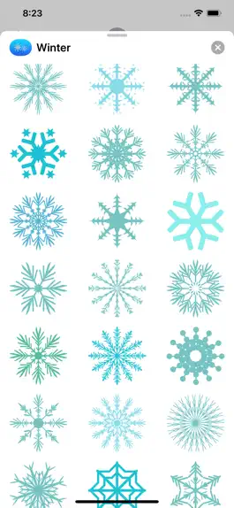 Game screenshot Winter Stickers Pack hack