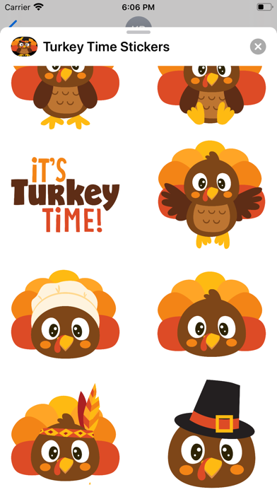 Screenshot #3 pour Turkey Time Stickers