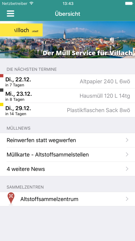 #1. Müll App (iOS) By: Symvaro GmbH