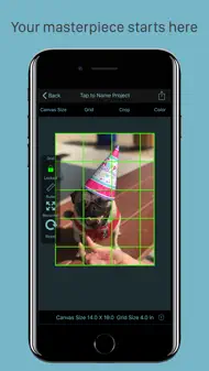 Grid Painter iphone bilder 1
