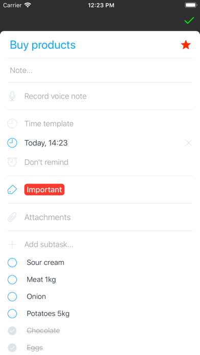 Screenshot #3 pour Scope - ToDo List & Reminder