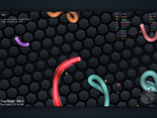 slither.io iPad app afbeelding 3