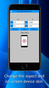 Percentage Resolution Tool screenshot