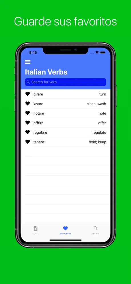 Los Verbos Italianos (Más)