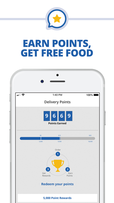 delivery.com Food & Liquor App Screenshot