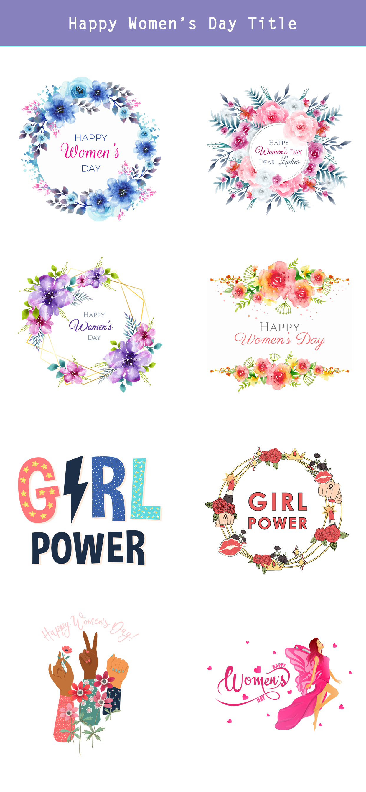 All about Happy Women's Day