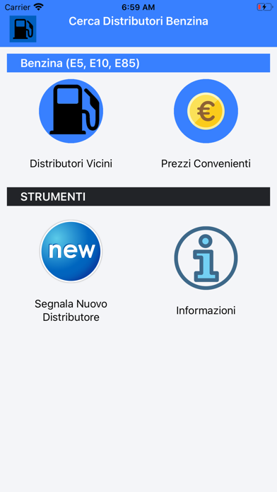Screenshot #2 pour Cerca Distributori Benzina