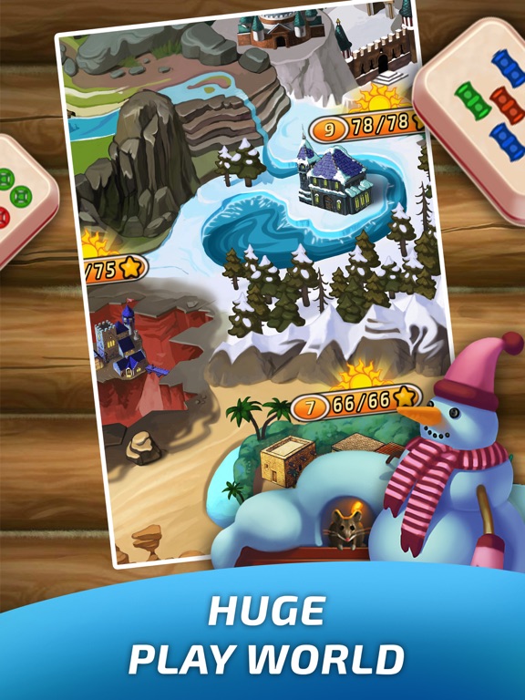 Mahjong Village Solitaire game iPad screenshot 4 - Games app