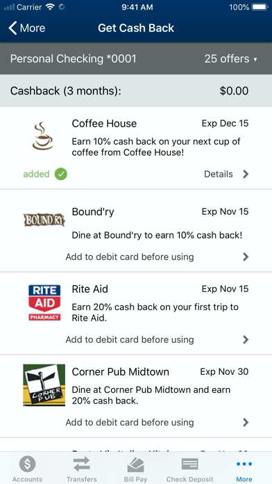 myCCCU Mobile Banking Screenshot