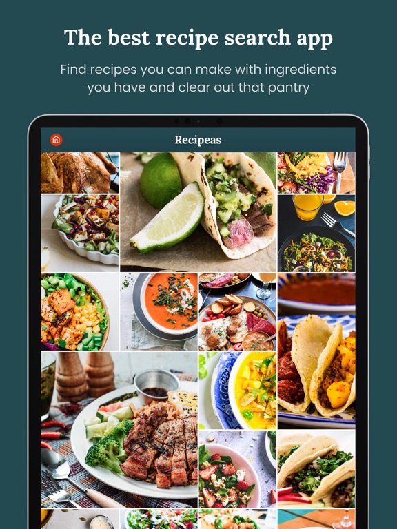Recipeas iPad screenshot 1 - Food & Drink app