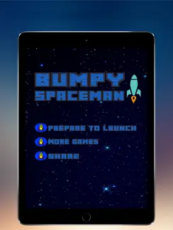 Bumpy Spaceman PRO Simple Game iPad image 1