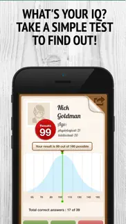 iq test: brain cognitive games iphone screenshot 2