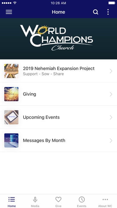 World Champions Church Screenshot