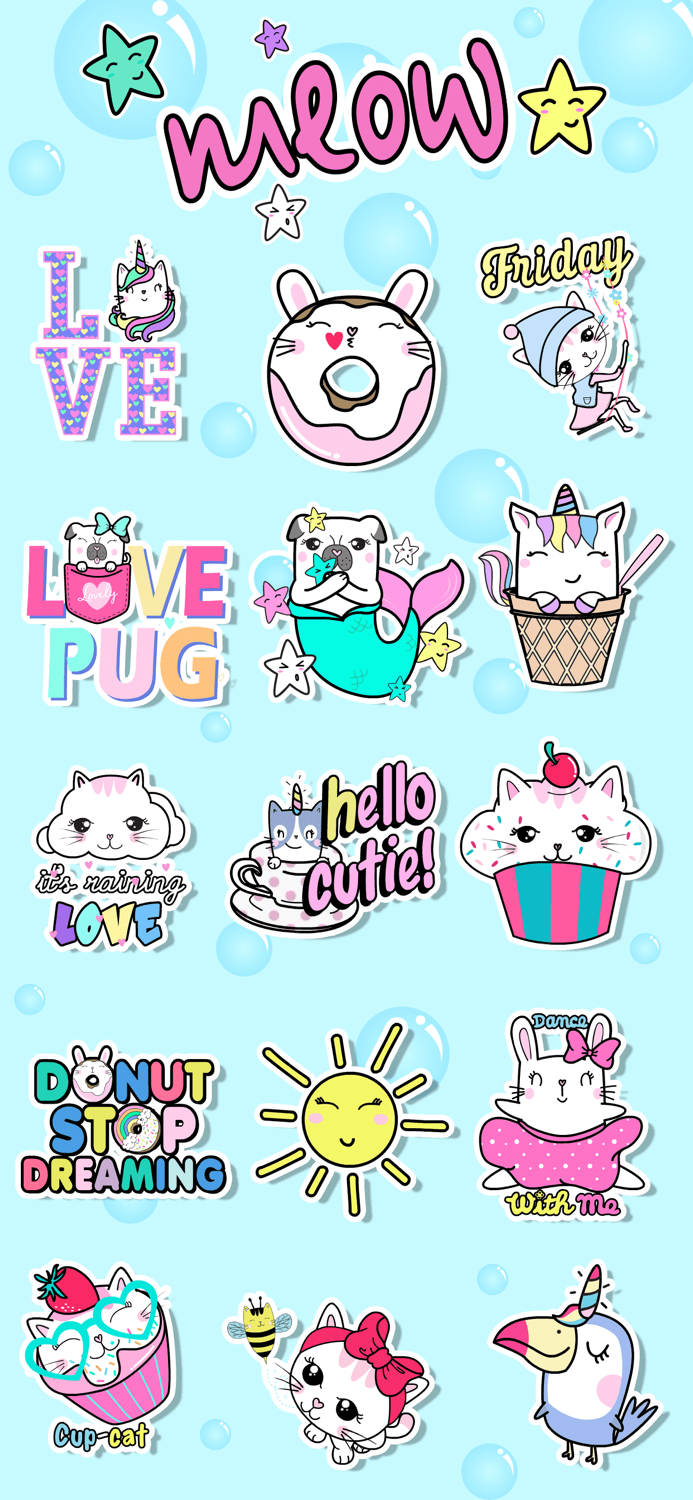 Meowgical Animated Stickers