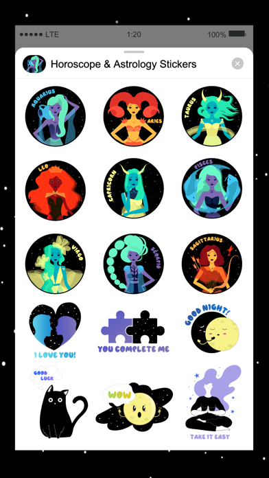 Horoscope & Astrology Stickersのおすすめ画像2