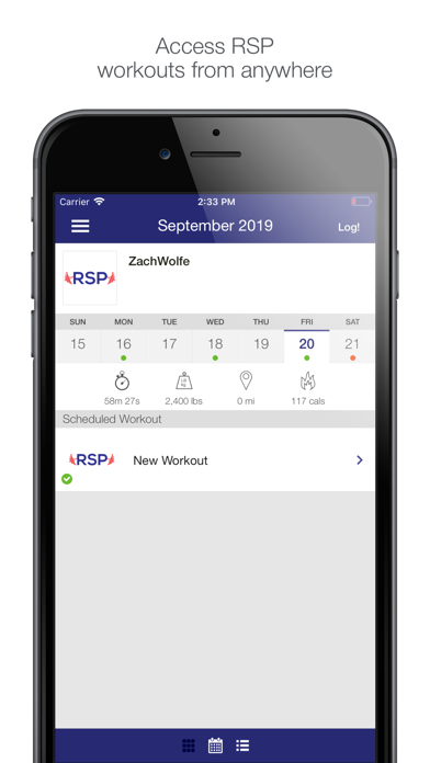 Revolution Sports Performance Screenshot