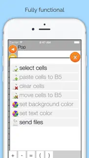 statsheet spreadsheet iphone screenshot 3