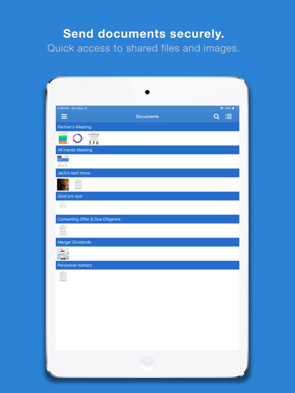 ArmorText Secure Messenger iPad screenshot 3 - Business app