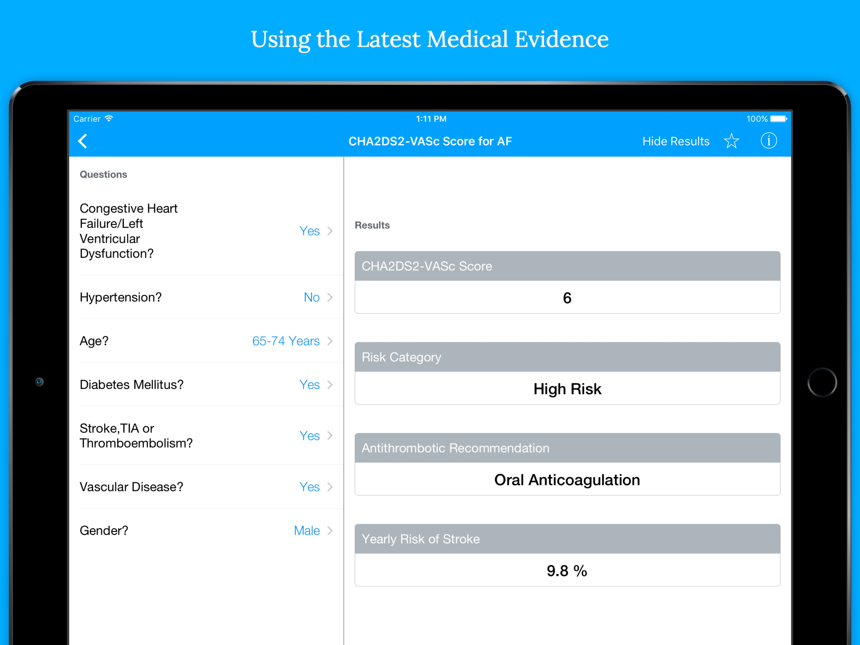 Calculate by QxMD screenshot 7