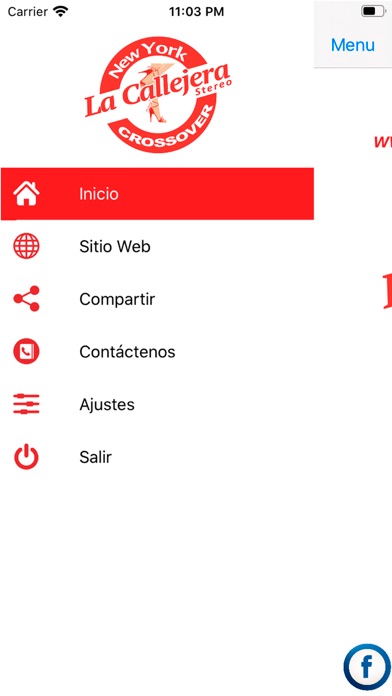 La Callejera Stereo iPhone screenshot 2 - Music app
