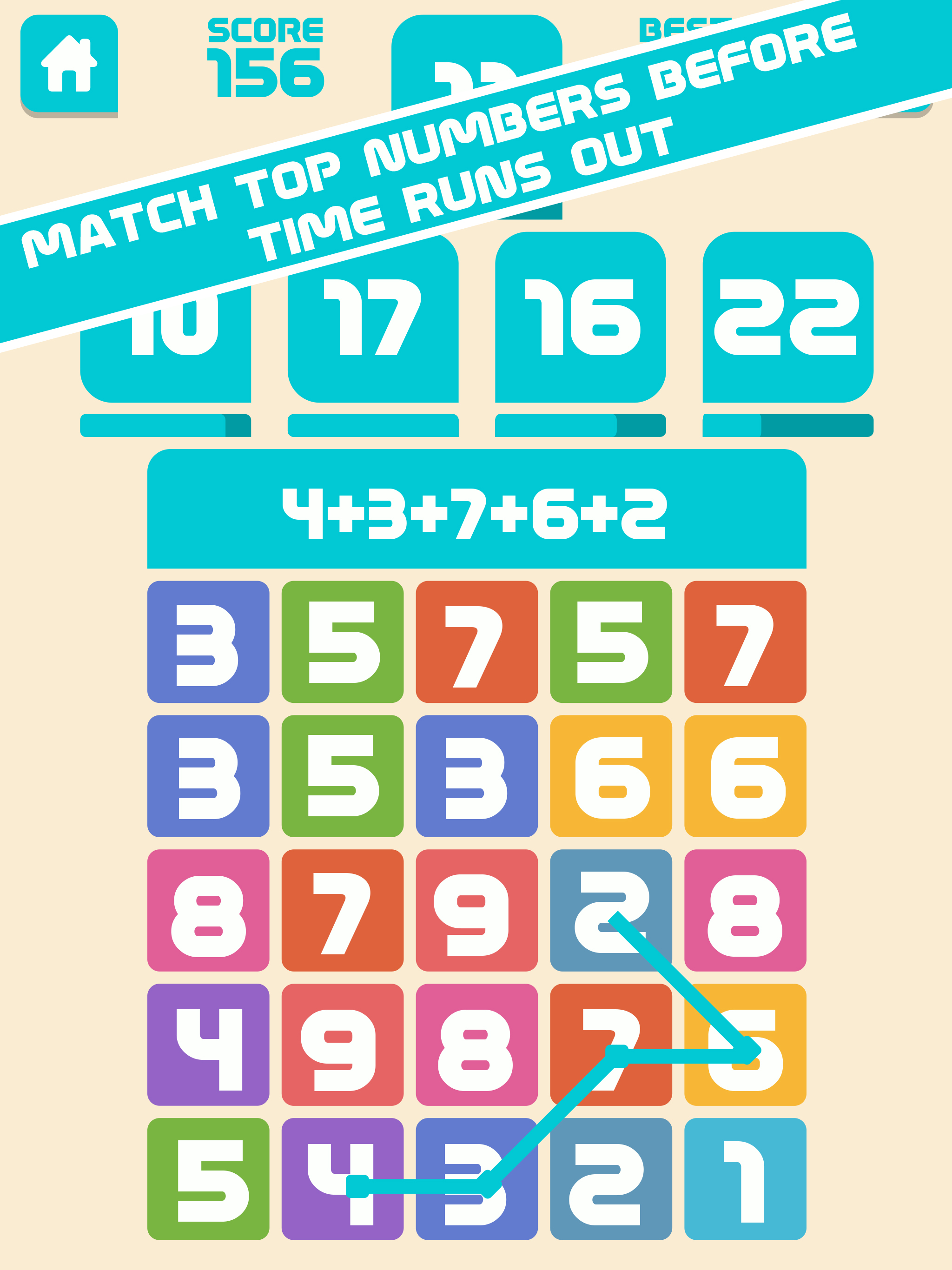 Quick sum-maths challenge game