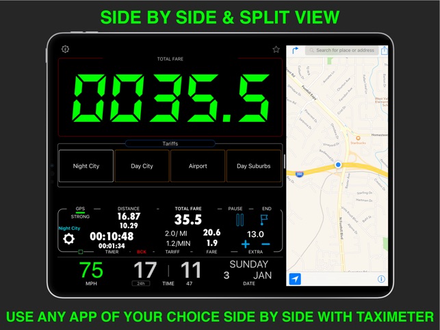 Taximeter. GPS taxi cab meter. on the App Store