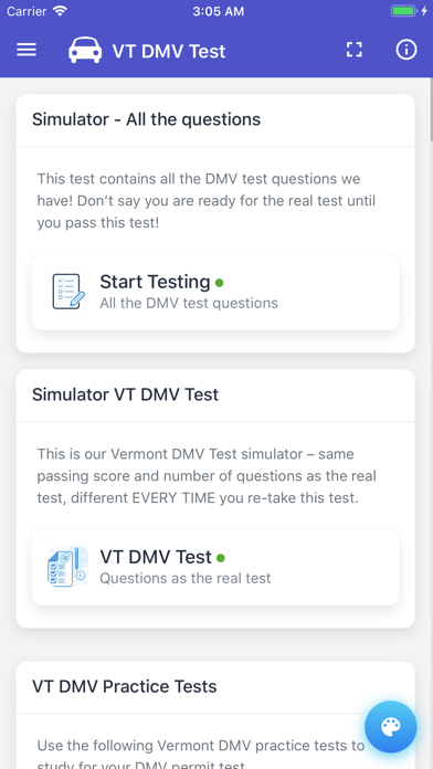 Vermont DMV Practice Test screenshot 3