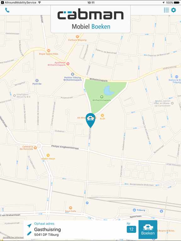 Screenshot #4 pour Cabman Mobile - Booking