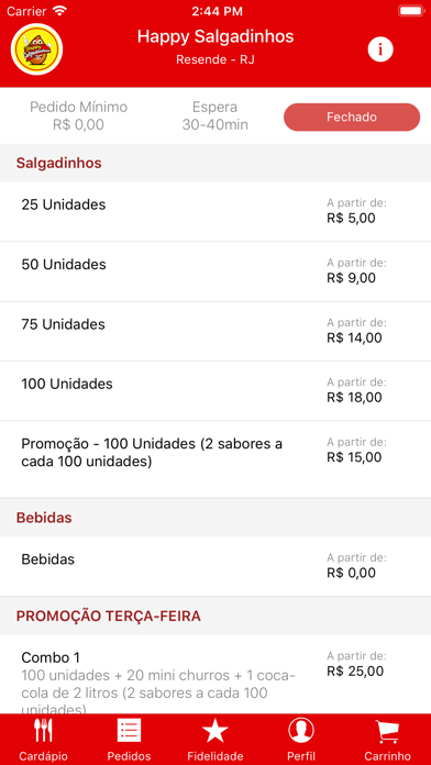 Screenshot #2 pour Happy Salgadinhos - Delivery