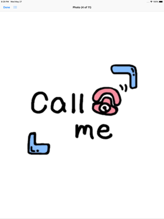 Simple Messages iPad screenshot 4 - Stickers app